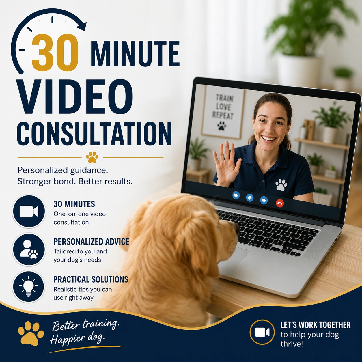 30-Minute Video Dog Training Consultation
