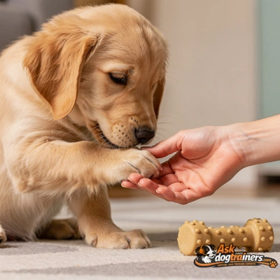 Puppy biting behavior
